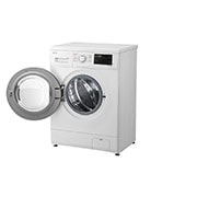 LG 6.5 kg, max. 1200 obrtaja/min., Mašina za pranje veša sa parom, Slim dubina, Pogled sa desne strane sa otvorenim vratima, F2J3WS6WE, thumbnail 10