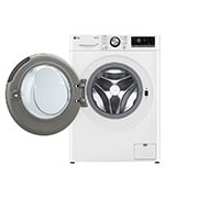 LG 10 kg, max. 1400 obrtaja/min., Mašina za pranje veša sa parom, AI DD™ tehnologija, TurboWash™360, WiFi Funkcija, Pogled spreda sa otvorenim vratima, F4WR710S2W, thumbnail 2