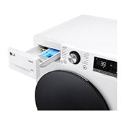 LG 10 kg, max. 1400 obrtaja/min., Mašina za pranje veša sa parom, AI DD™ tehnologija, TurboWash™360, WiFi Funkcija, Pogled otvora za deterdžent, F4WR710S2W, thumbnail 5