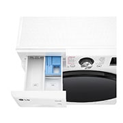 LG 10 kg, max. 1400 obrtaja/min., Mašina za pranje veša sa parom, AI DD™ tehnologija, TurboWash™360, WiFi Funkcija, Pogled otvora za deterdžent, F4WR710S2W, thumbnail 7