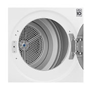 LG 8 kg, Eco Hybrid™ DUAL inverter toplotna pumpa za sušenje, kondenzator sa automatskim čišćenjem, ThinQ™ WiFi funkcija, Pogled na bubanj, RH80V3AV0N, thumbnail 4