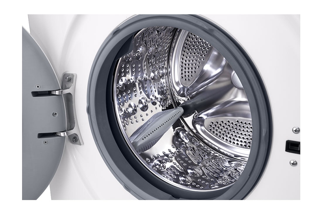 LG 9 kg, max. 1400 obrtaja/min., Mašina za pranje veša sa parom, WiFi Funkcija, Pogled odozgo u perspektivi sa otvorenim otvorom za deterdžent, F4X1009NWK, thumbnail 8