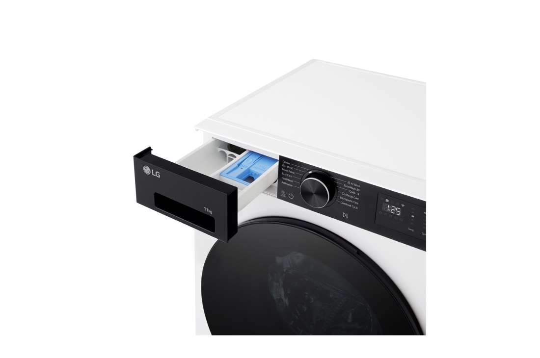 LG 11 kg, max. 1400 obrtaja/min., Mašina za pranje veša sa parom, AI DD™ tehnologija, TurboWash™360, WiFi Funkcija, 11 kg, max. 1400 obrtaja/min., Mašina za pranje veša sa parom, AI DD™ tehnologija, TurboWash™360, WiFi Funkcija, F4X5011THB, thumbnail 5