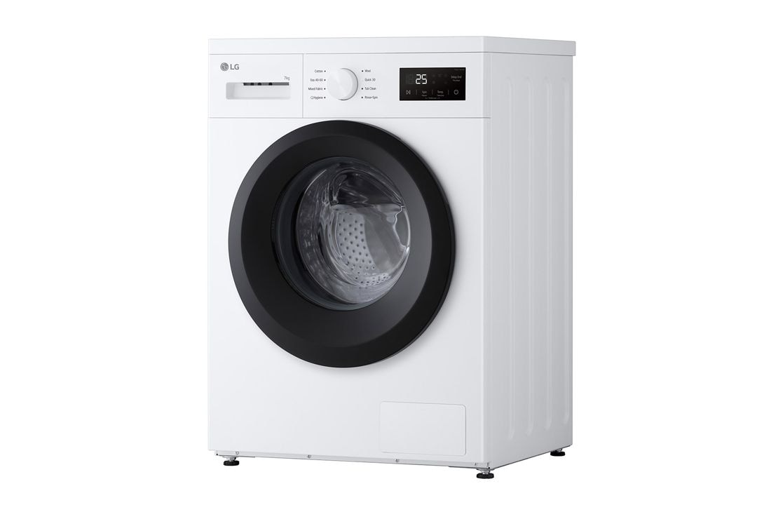 LG 7 kg, 1400 obrtaja/min., Mašina za pranje veša, Pogled sa leve strane, F4A10S7NWK, thumbnail 11