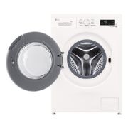 LG 7 kg, max. 1200 obrtaja/min., Mašina za pranje veša sa parom, Pogled spreda sa otvorenim vratima, F2X10S7NWH, thumbnail 2