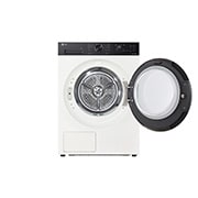 LG 9 kg, Eco Hybrid™ DUAL inverter toplotna pumpa za sušenje, kondenzator sa automatskim čišćenjem, ThinQ™ WiFi funkcija, Pogled spreda sa otvorenim vratima, RHX5009THB, thumbnail 2
