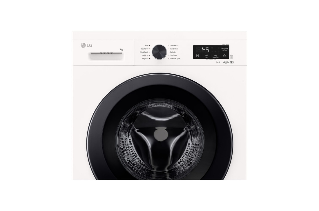 LG 7 kg, max. 1200 obrtaja/min., Mašina za pranje veša sa parom, Slim dubina, Prikaz display-a, F2X10S7NWK, thumbnail 5