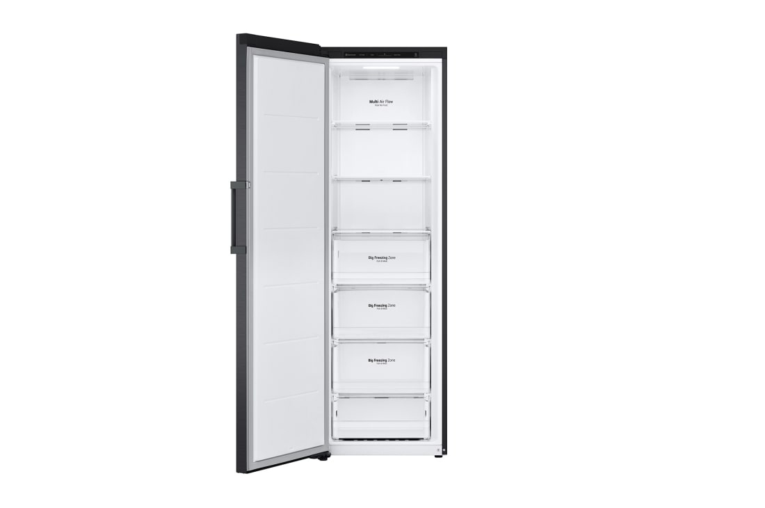 LG Zamrzivač sa jednim vratima, kapacitet 324L, Prednja sva vrata otvorena bez pogleda na hranu, GFT41MCGSF, thumbnail 3