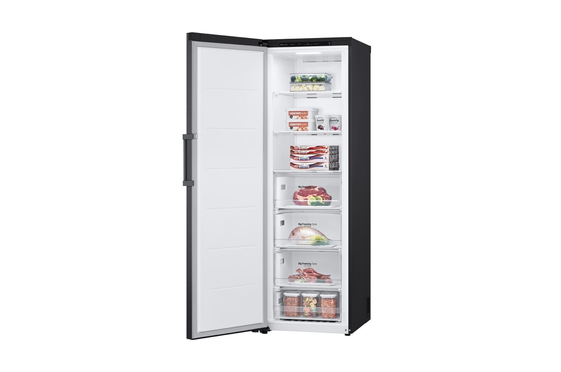 LG Zamrzivač sa jednim vratima, kapacitet 324L, Otvorena hrana sa leve strane, GFT41MCGSF, thumbnail 8