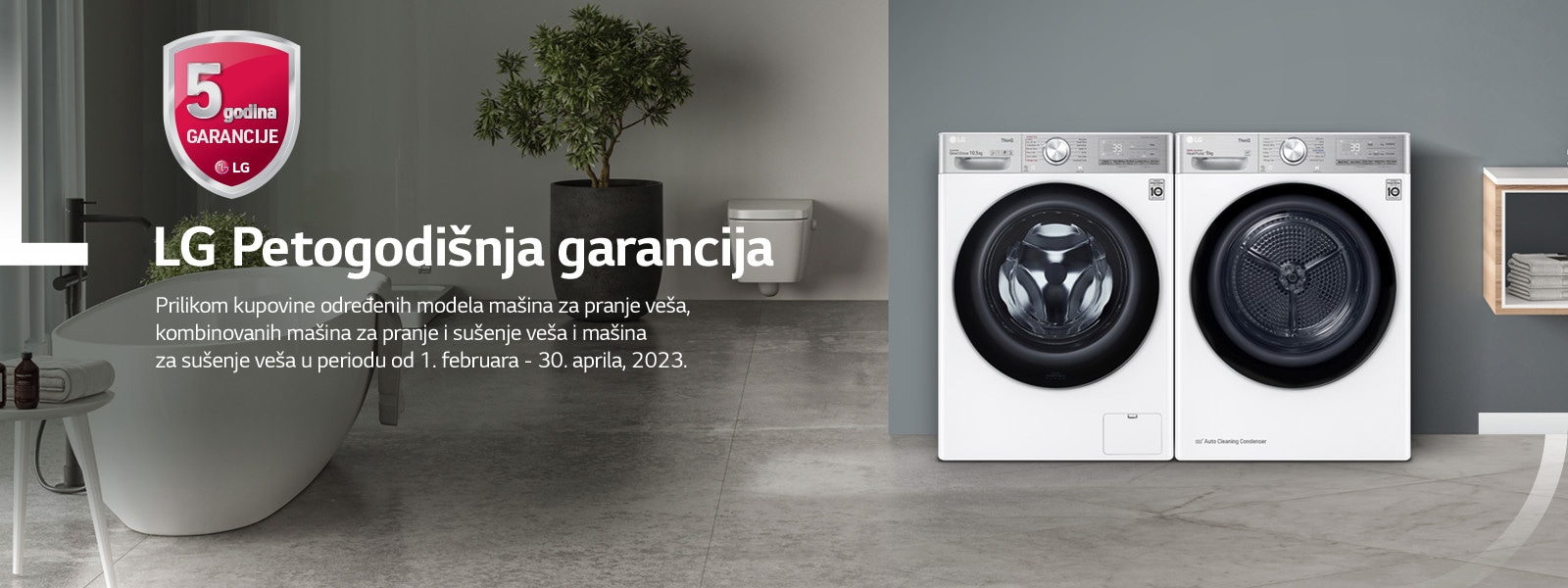 LG PETOGODIŠNJA GARANCIJA 
