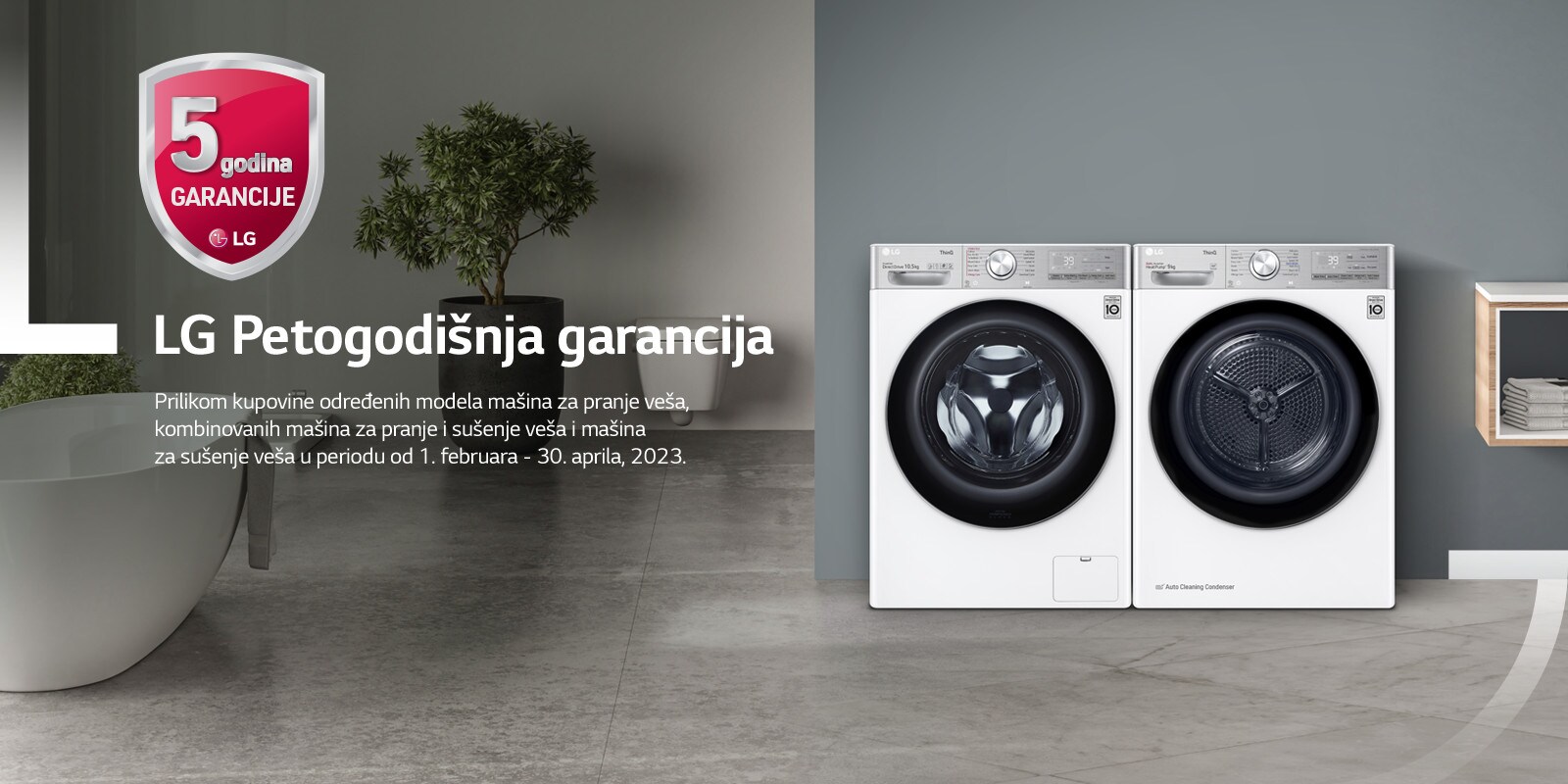 LG PETOGODIŠNJA GARANCIJA 