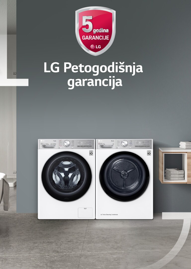 LG PETOGODIŠNJA GARANCIJA 