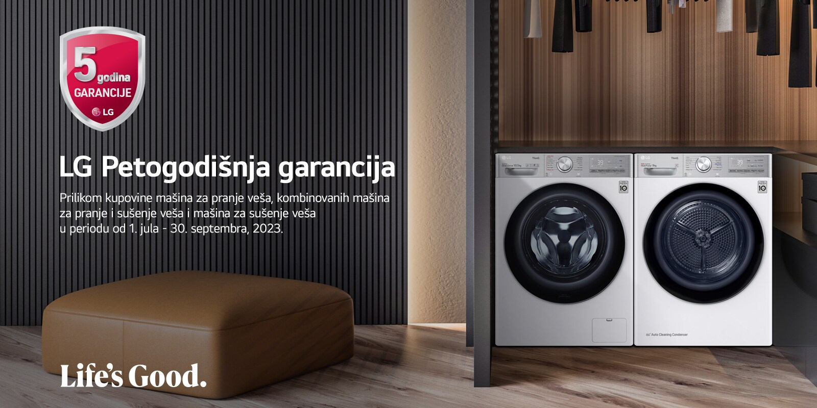LG PETOGODIŠNJA GARANCIJA 