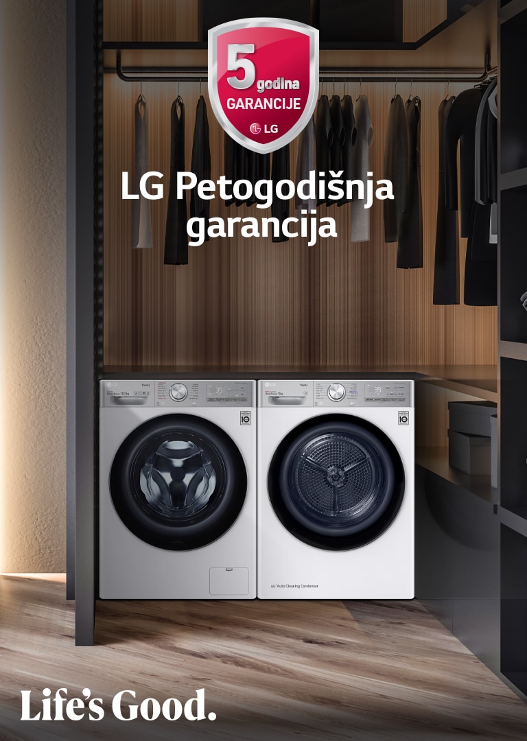 LG PETOGODIŠNJA GARANCIJA 