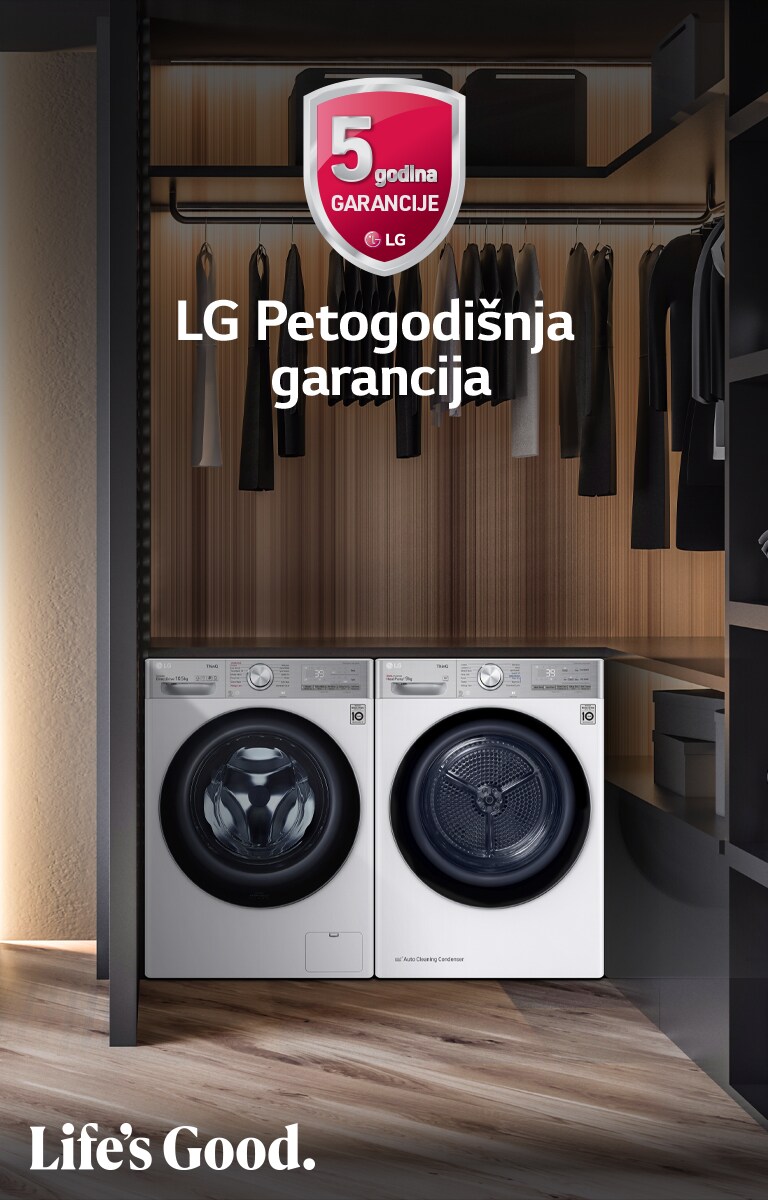 LG PETOGODIŠNJA GARANCIJA 