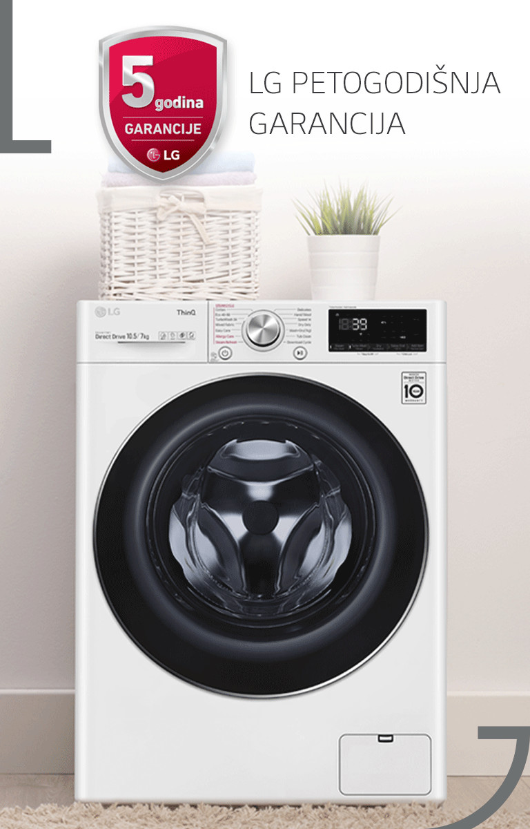 LG Ves masine 5 godina bez brige 2021
