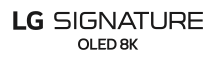 Logotip LG Signature OLED 8K