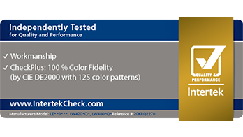 Logotip Color Fidelity Intertek