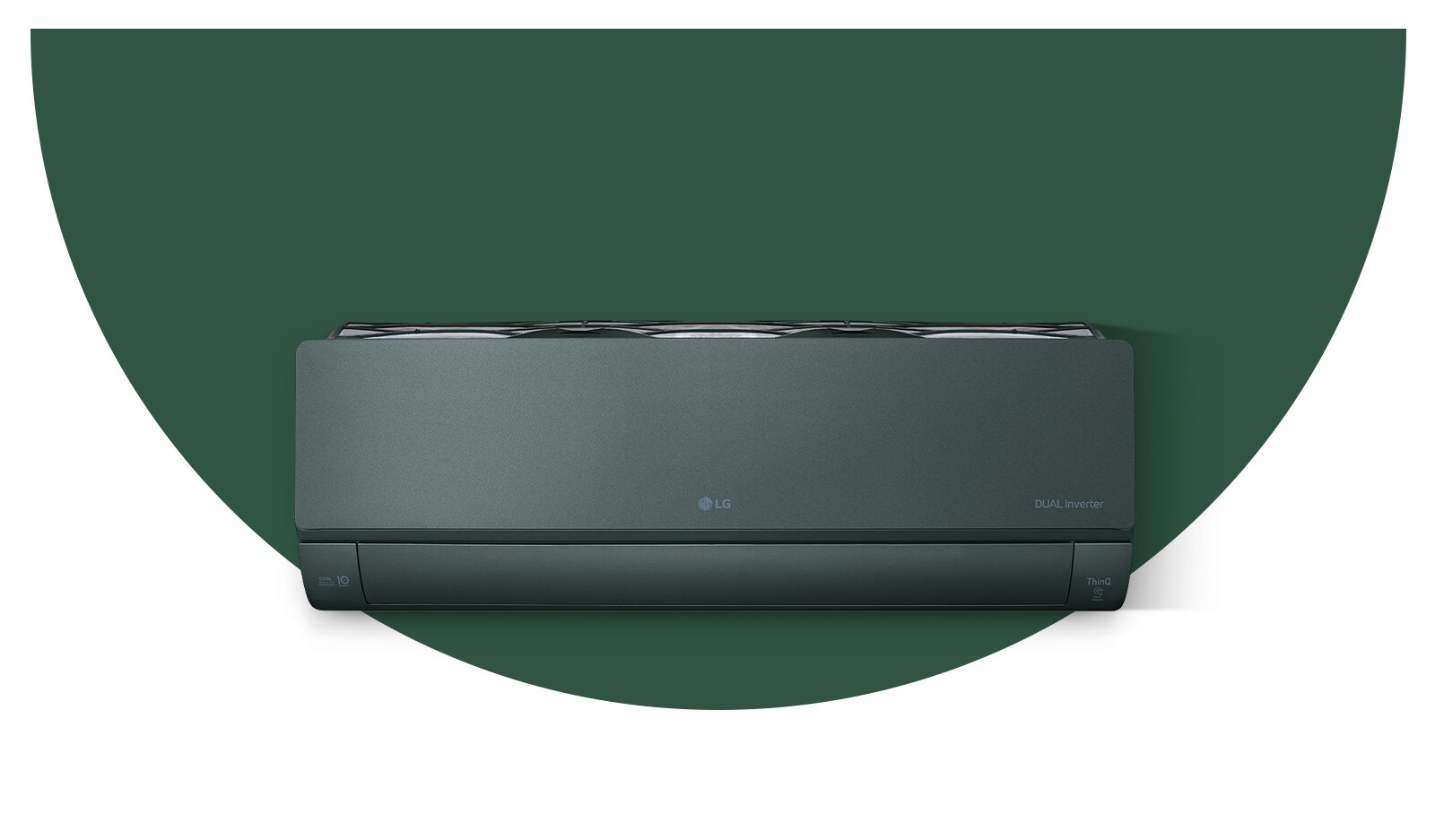 Изображение коллекции LG ARTCOOL темно-зеленого цвета