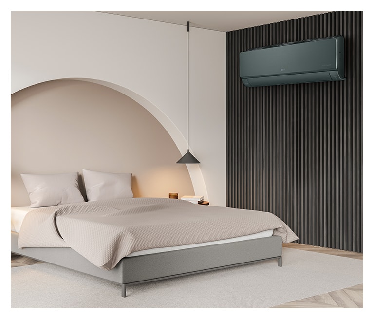 Изображение коллекции LG ARTCOOL темно-зеленого цвета