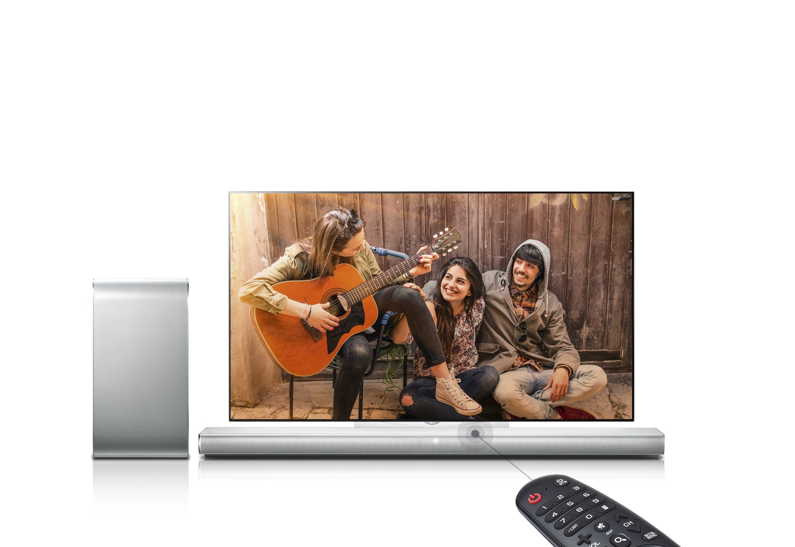 Управление с помощью пульта от ТВ