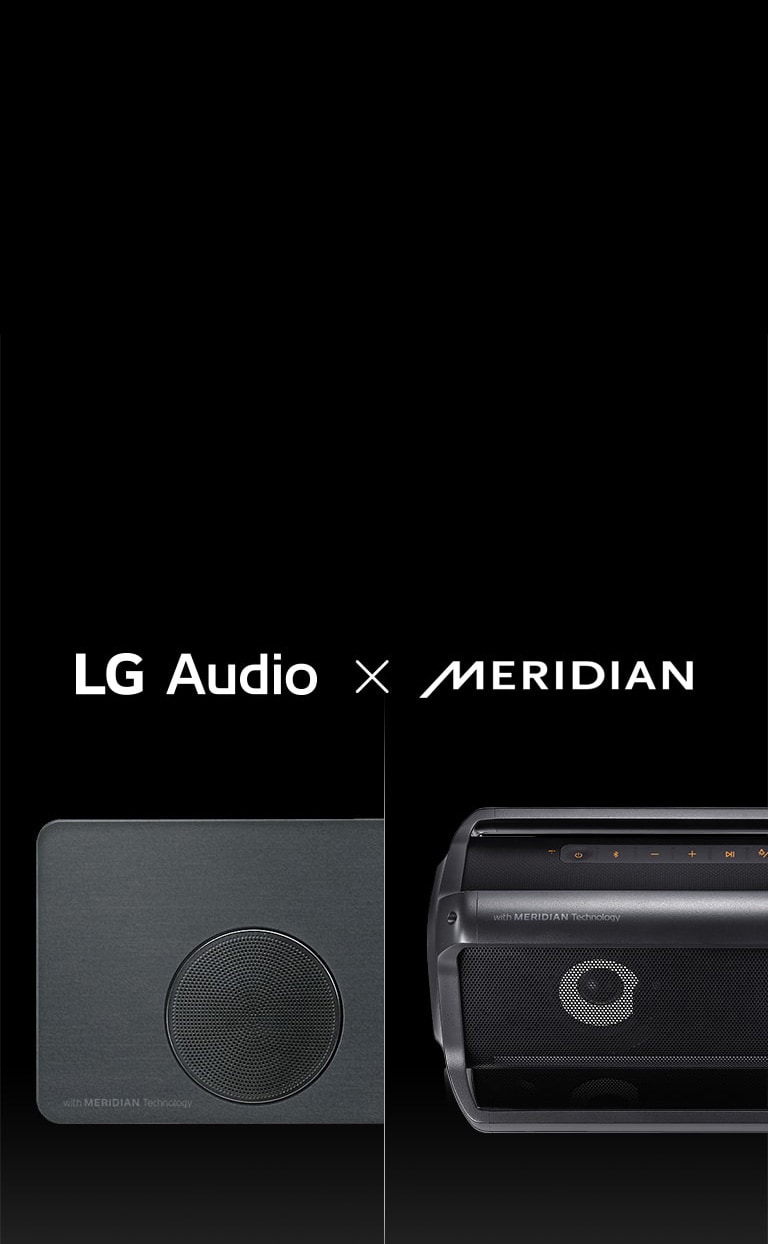 LG в сотрудничестве с MERIDIAN Audio