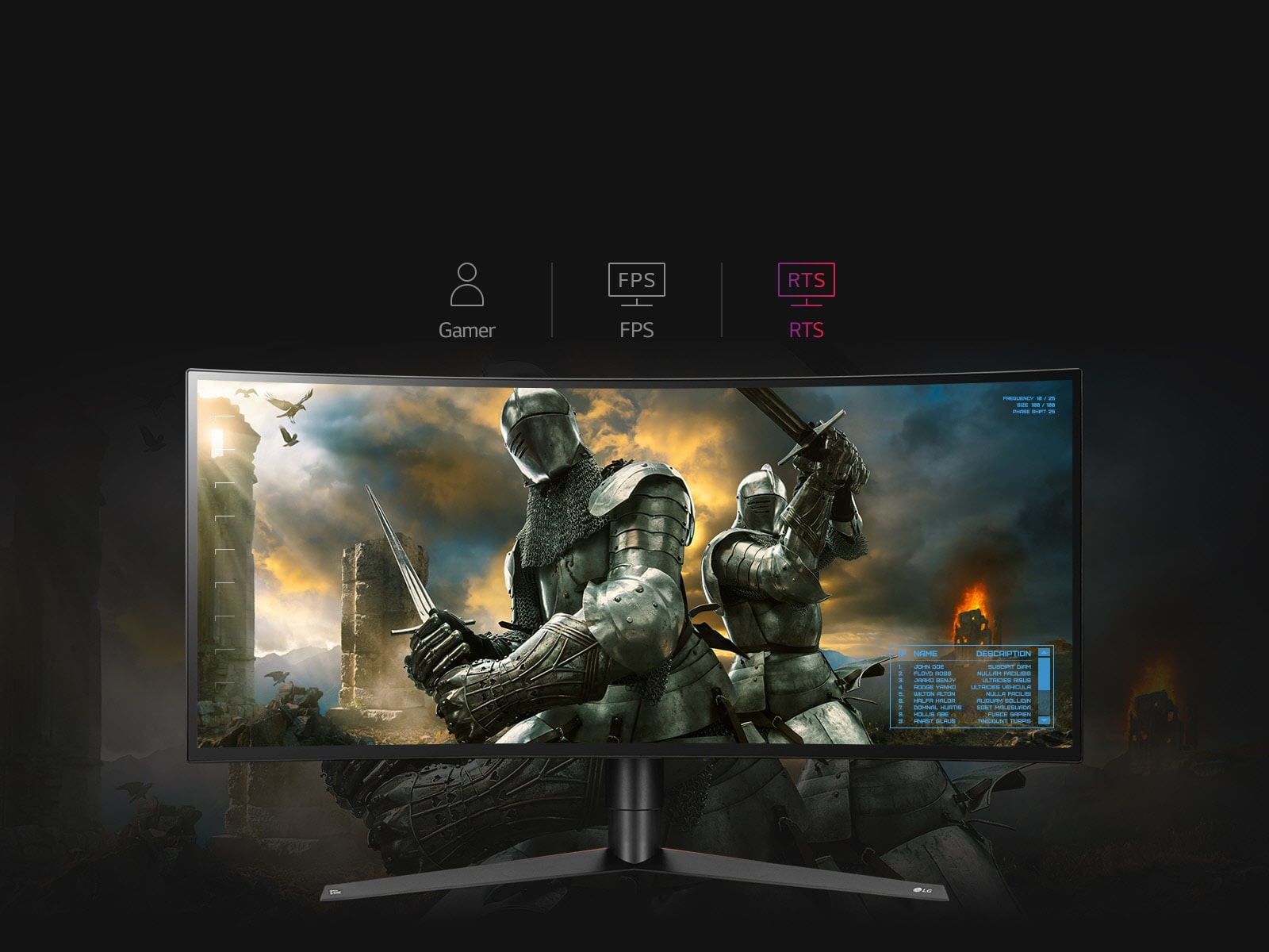 Игровые режимы 34GK950G