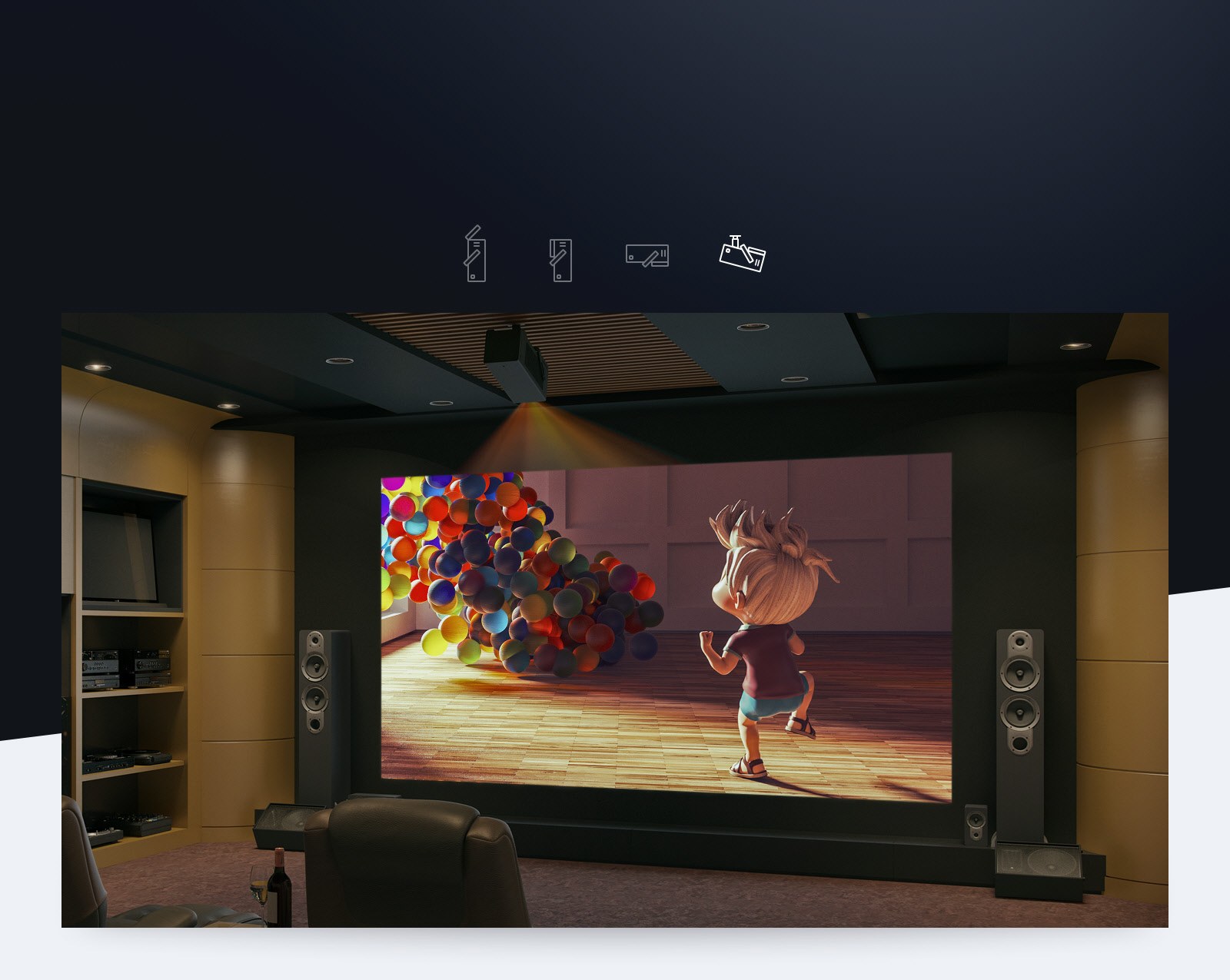 LG проектор трансформер