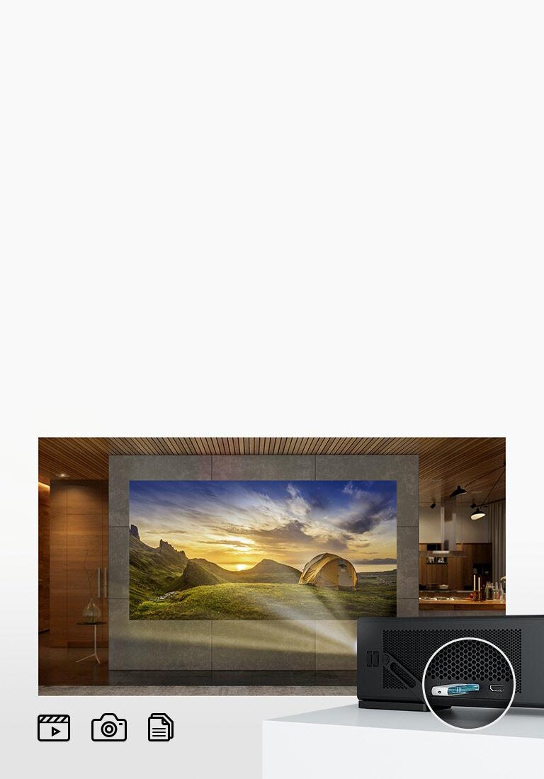 LG HU80KG Легкое подключение