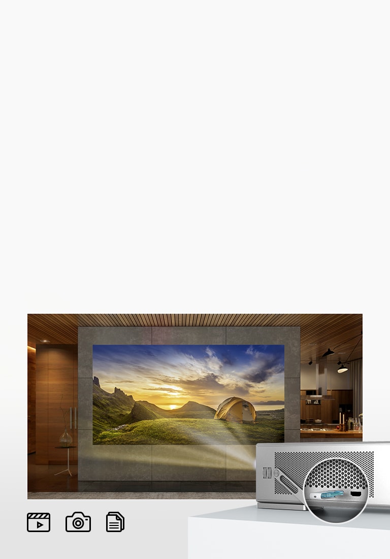 LG HU80KSW Легкое подключение