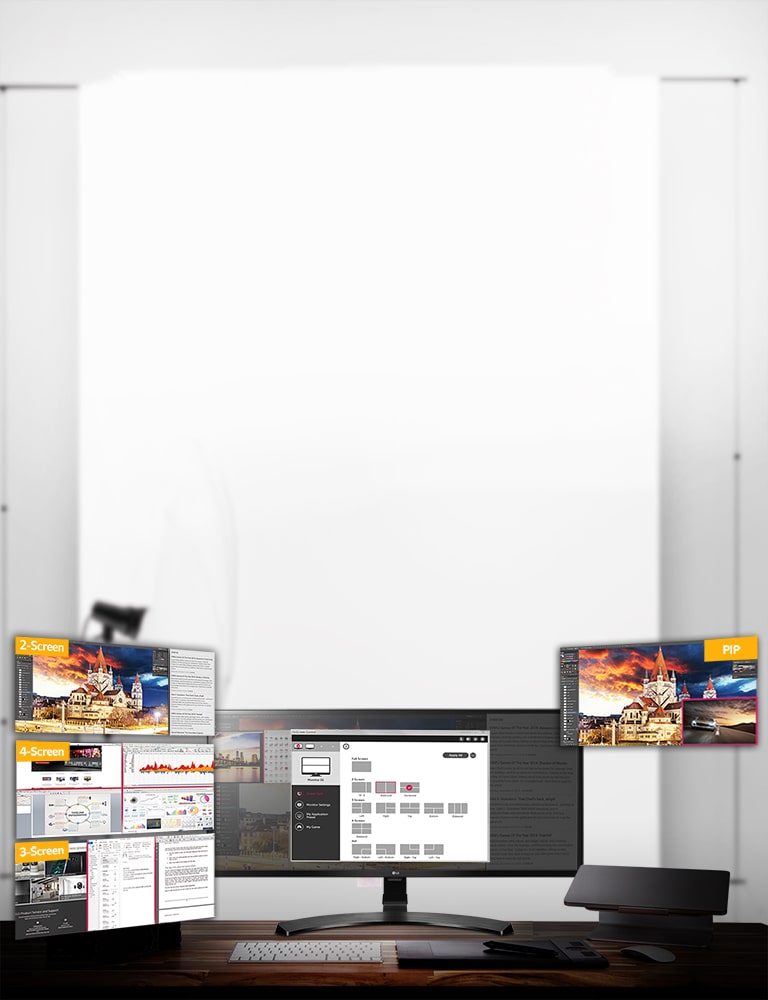 Мультизадачность и функция меню на экране монитора