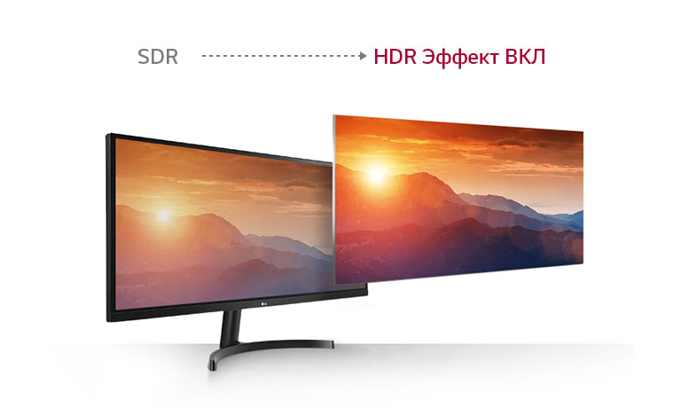Эффект HDR для SDR-контента
