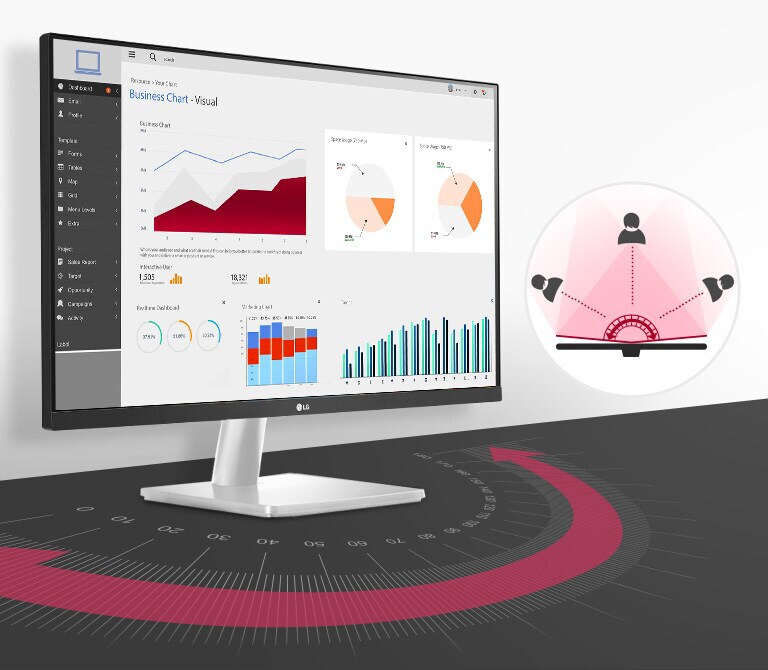 Более четкое и последовательное отображение истинных цветов под широким углом до 178 градусов на IPS Full HD Display