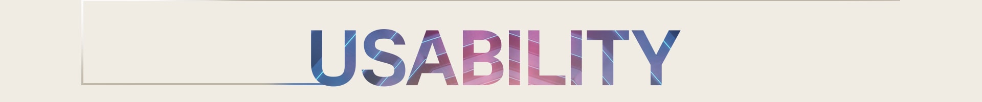 Слово Usability (Удобство использования) написано заглавными буквами.