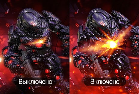 На мониторе UltraGear представлена функция Dynamic Action Sync в действии.