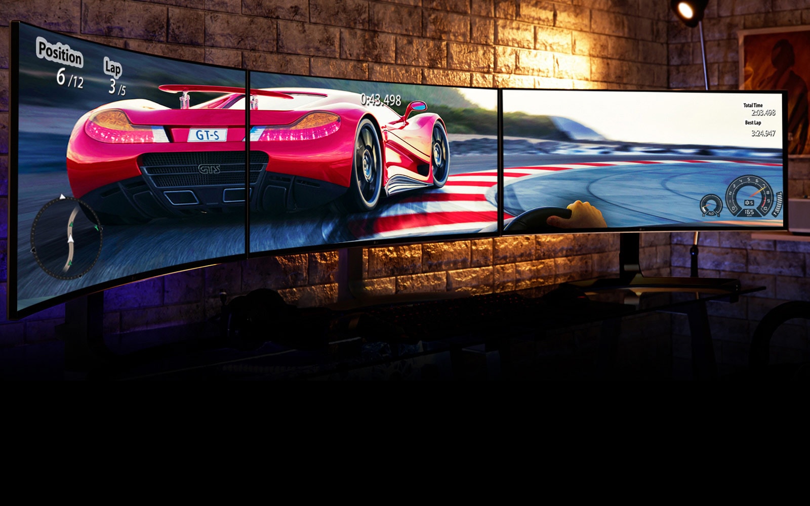 Изогнутый IPS экран UltraWide™ формата 21:9 с разрешением QHD1