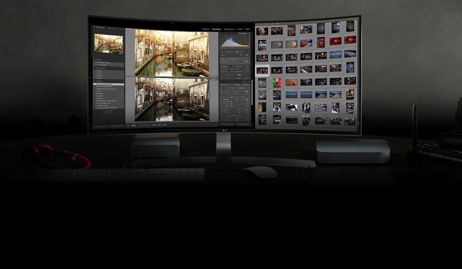 Изогнутый IPS экран UltraWide™ формата 21:9 с разрешением QHD1