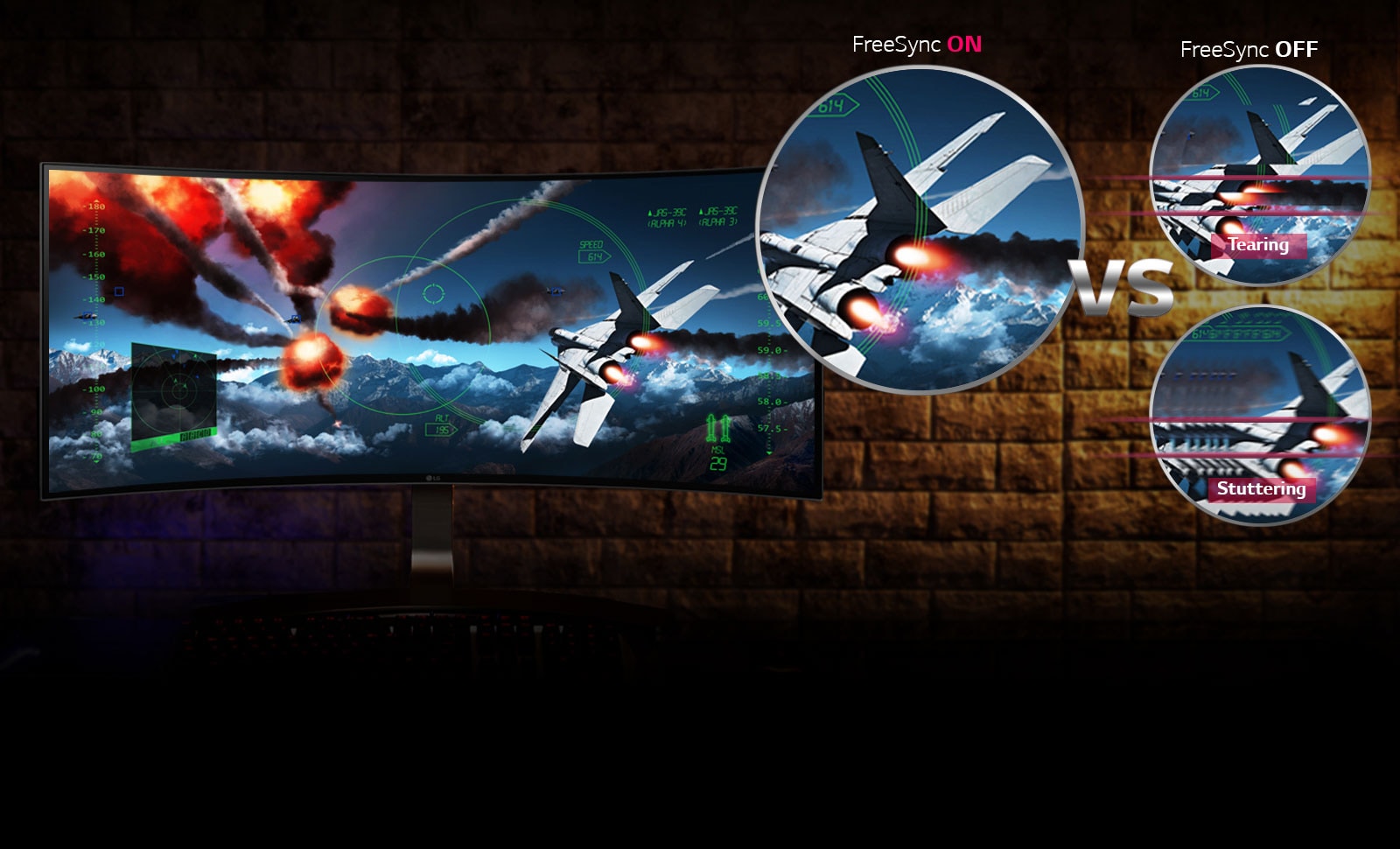 Объединение технологий FreeSync и UltraWide™ формата 21:91