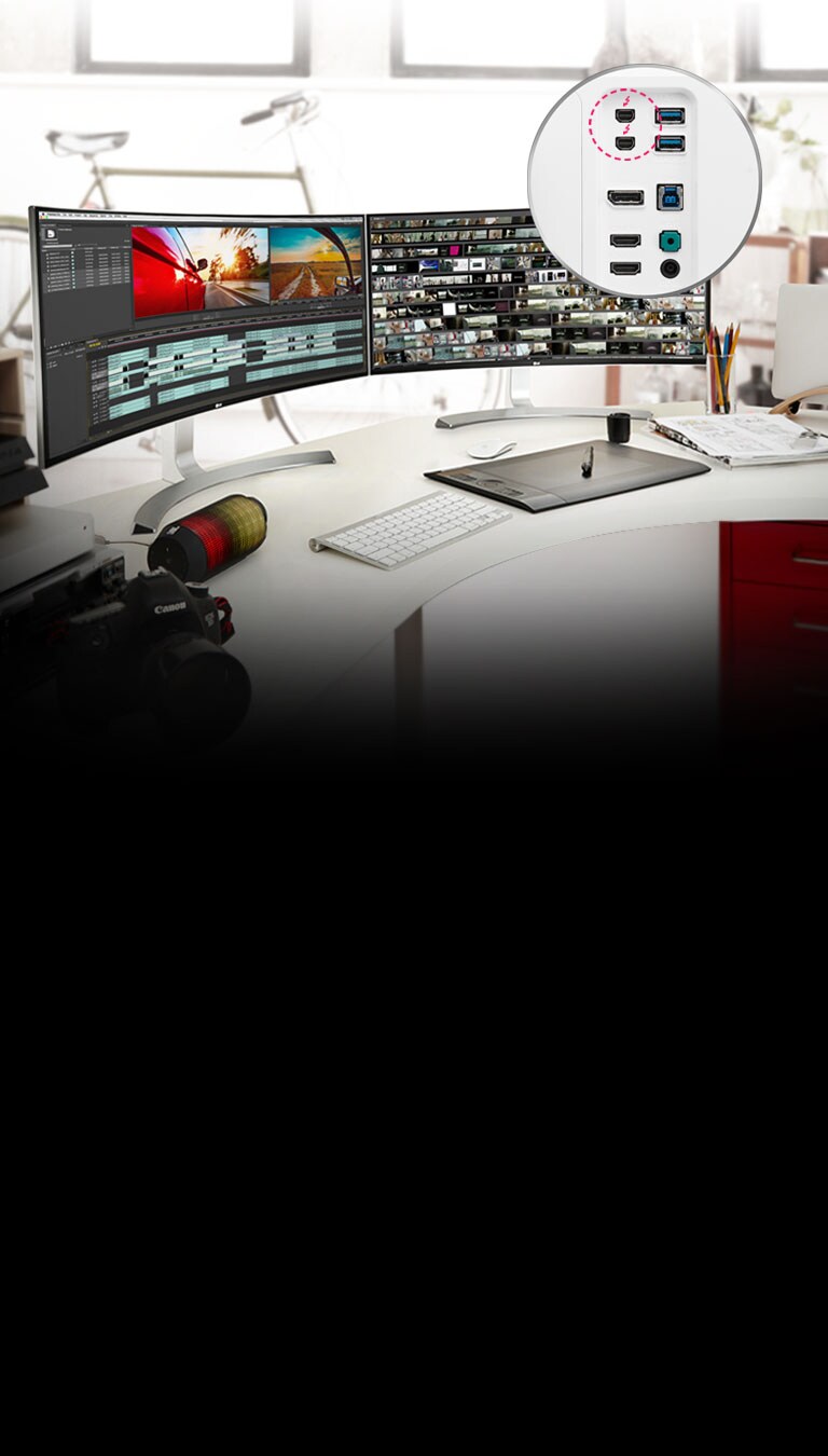 Совместимость с компьютерами Mac благодаря интерфейсу Thunderbolt™ 22