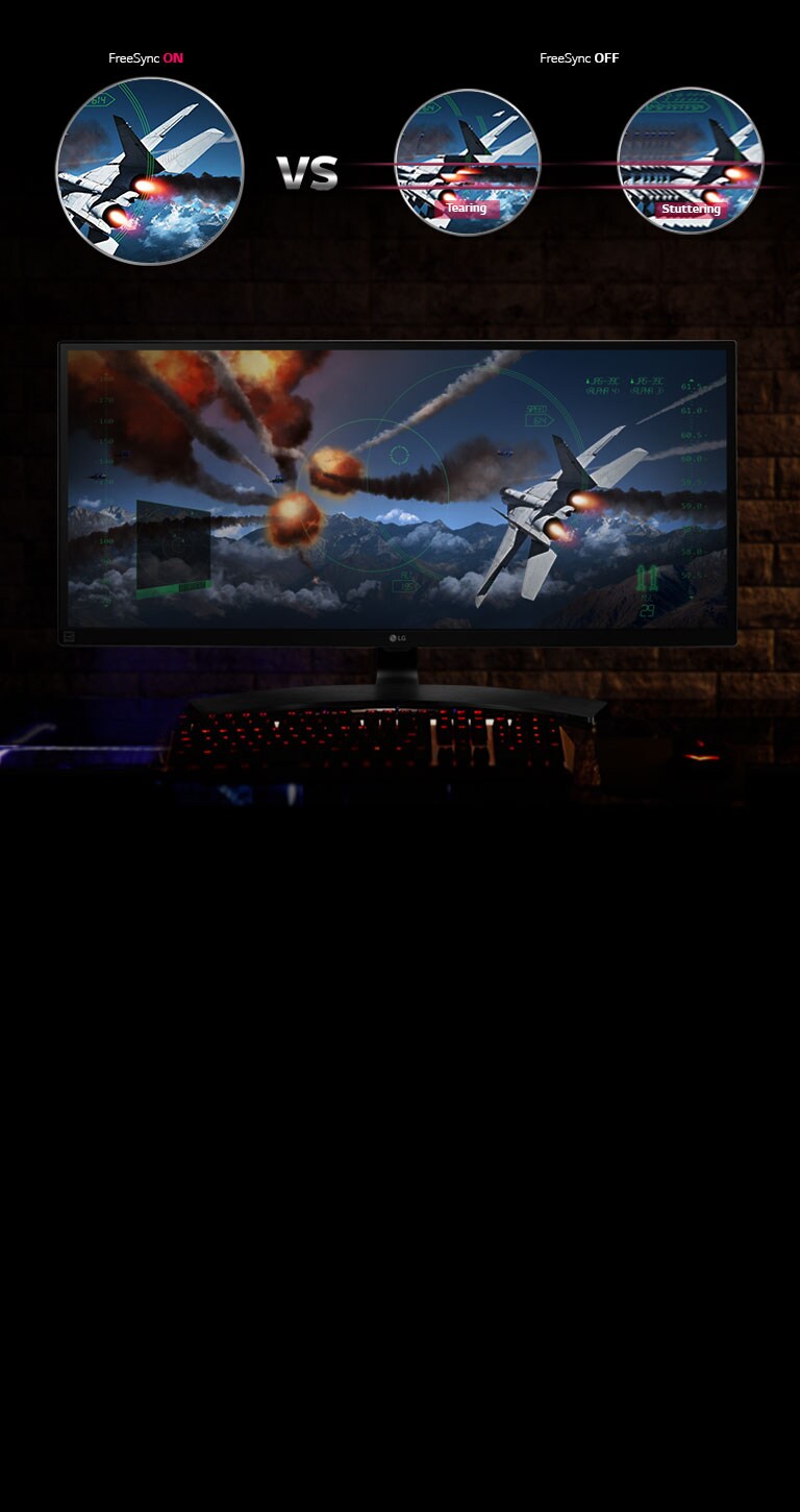 Объединение технологий FreeSync и UltraWide™ формата 21:92