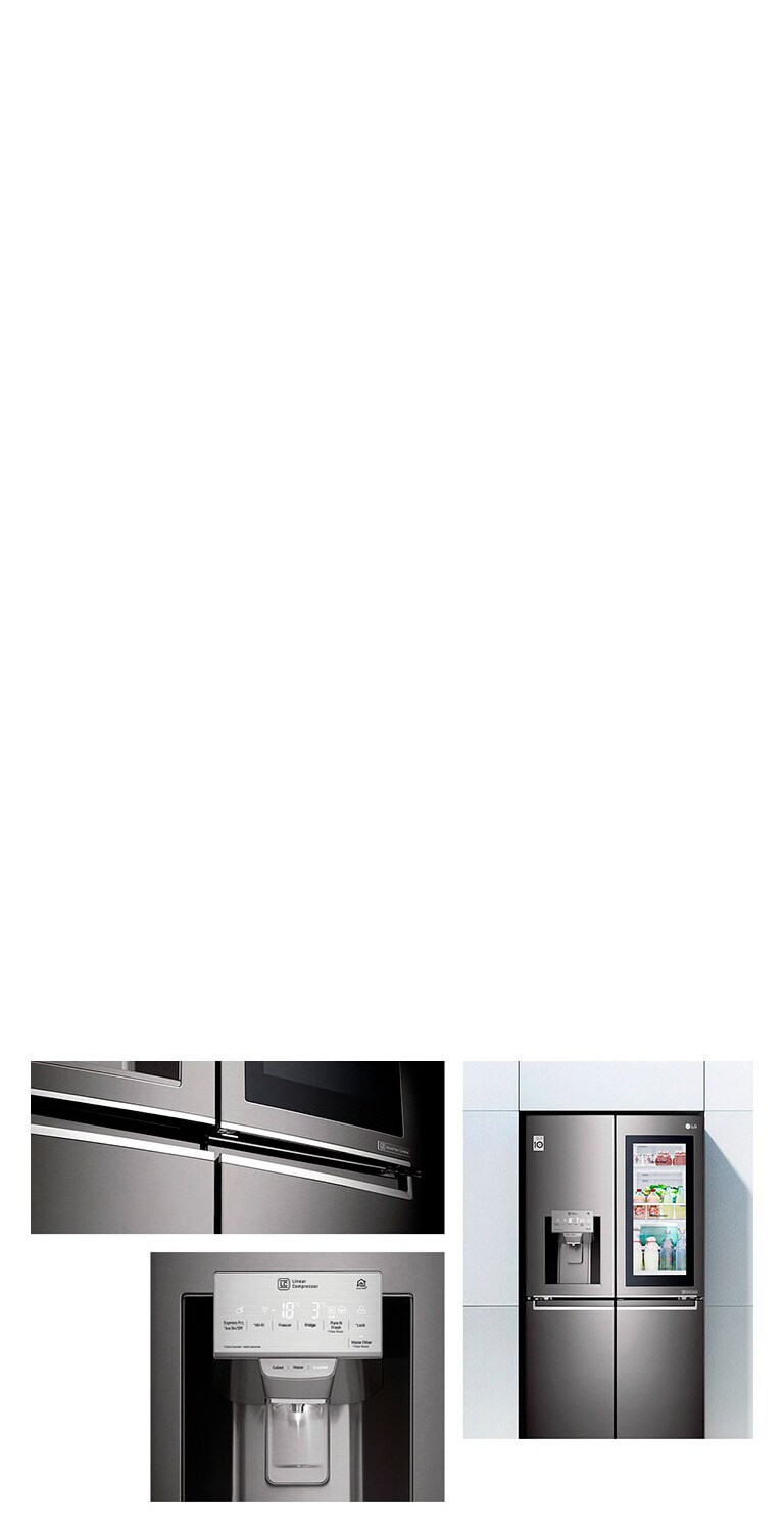 Скрытая кнопка открывания и диспенсер для воды