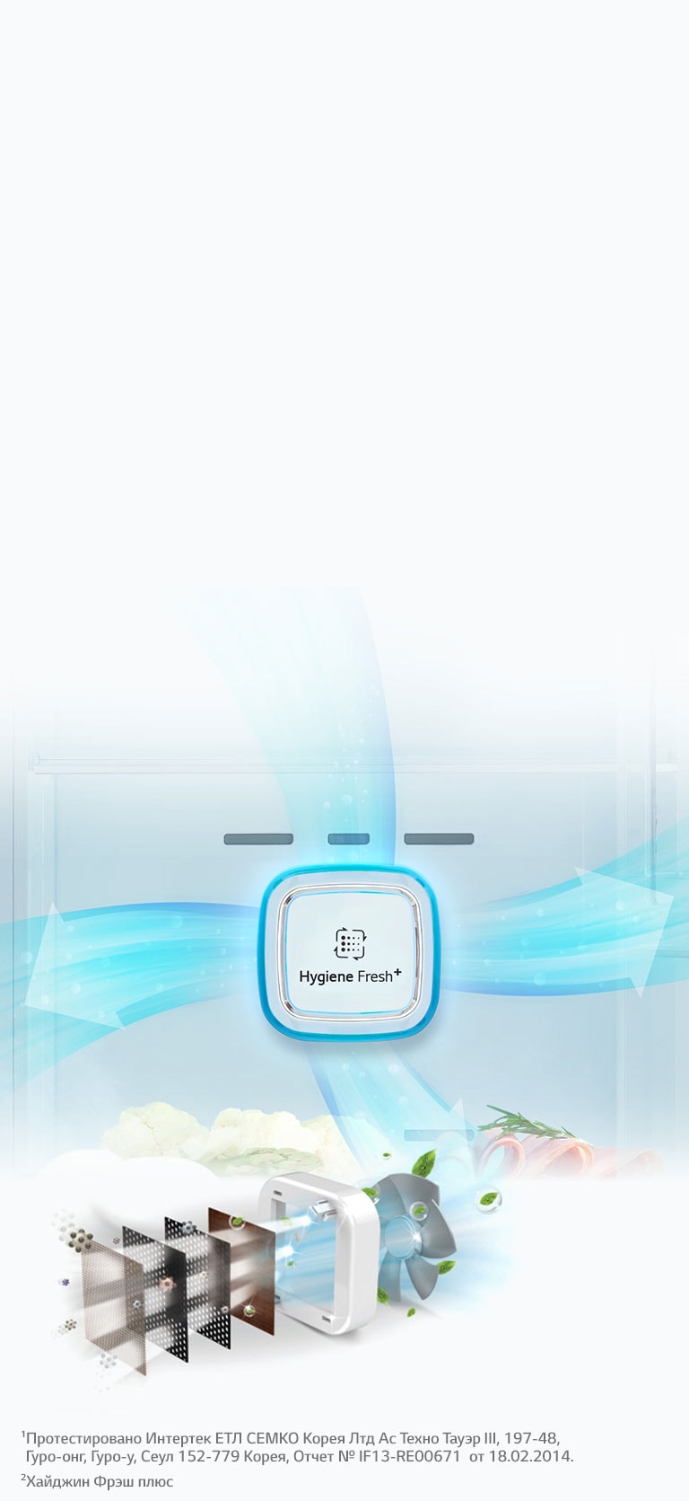 Hygiene Fresh+ убивает до 99,9%¹ бактерий&nbsp;2