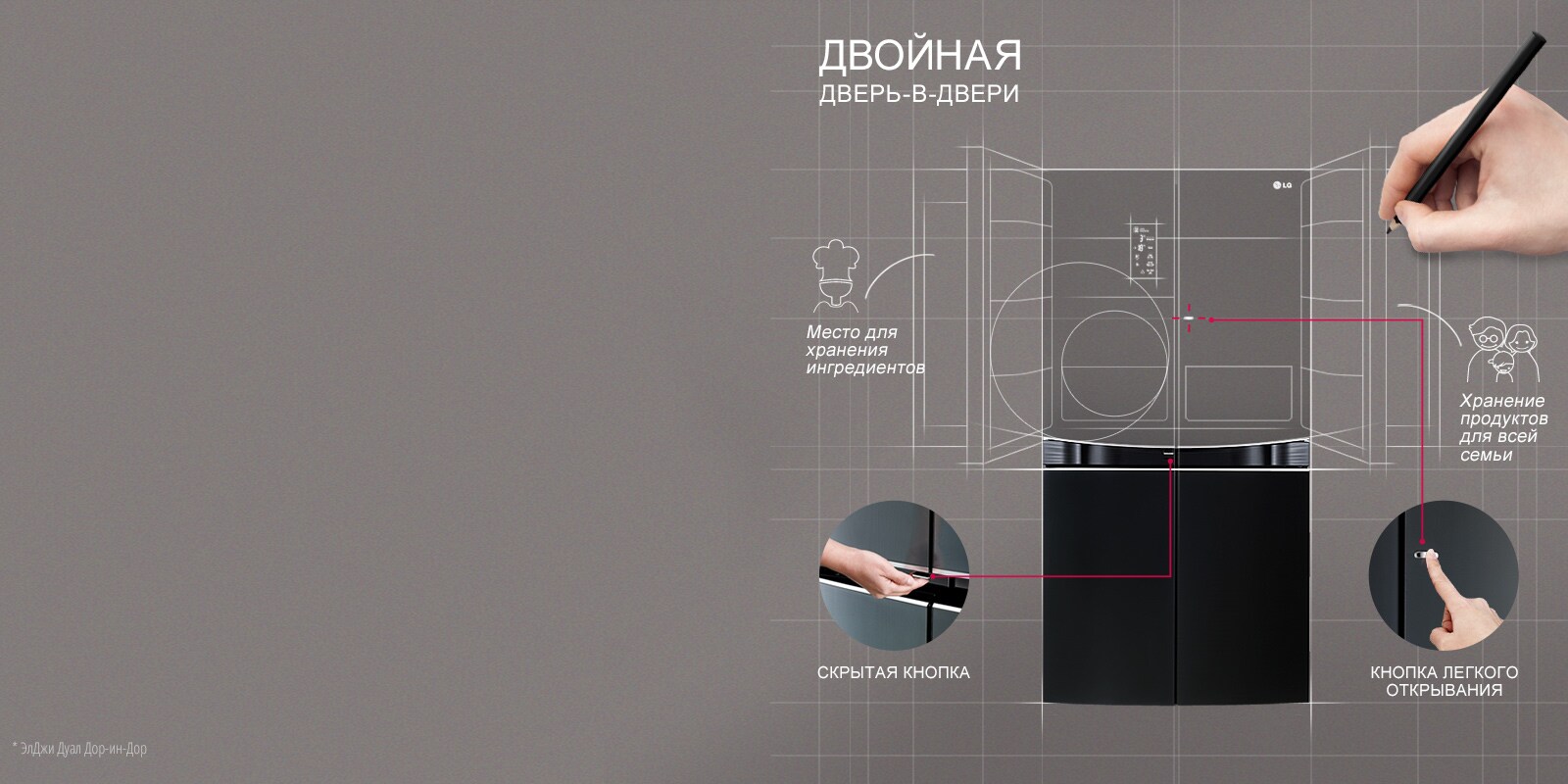 LG Двойная Дверь-в-Двери1