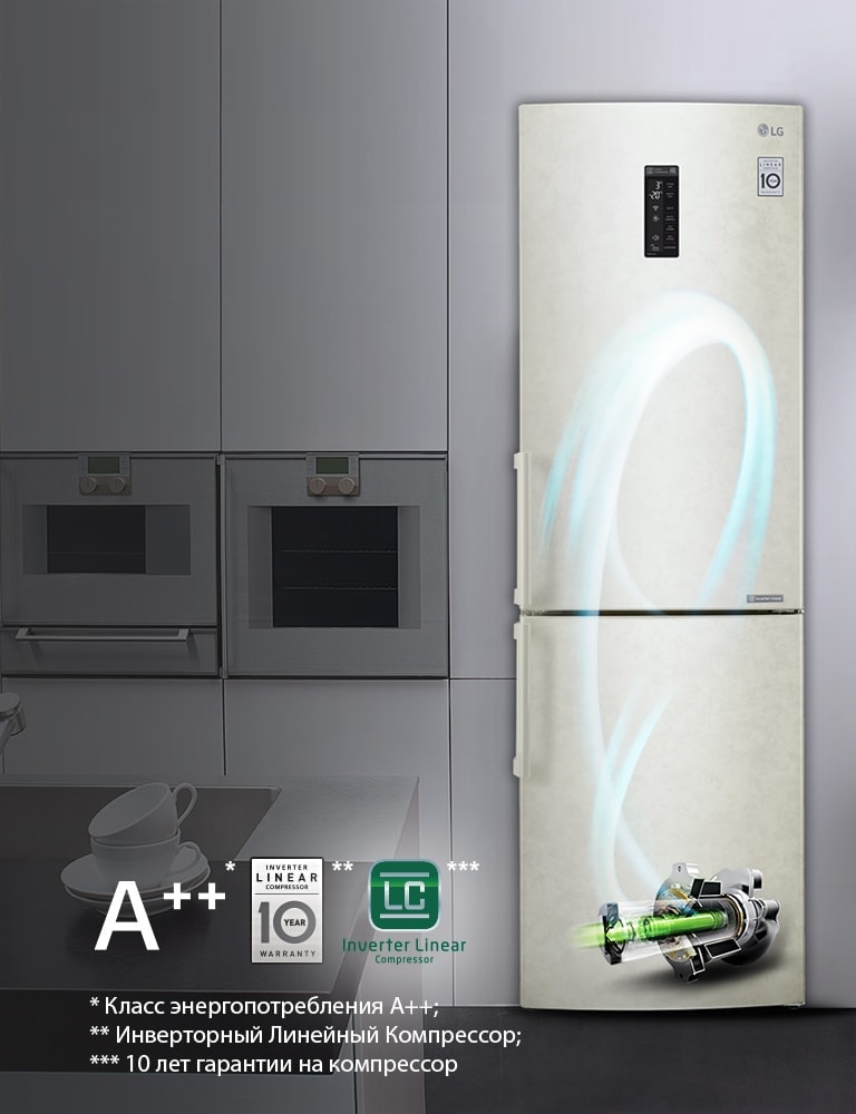 Холодильник LG GA-B449YEQZ: характеристики, обзоры, где купить — LG Россия