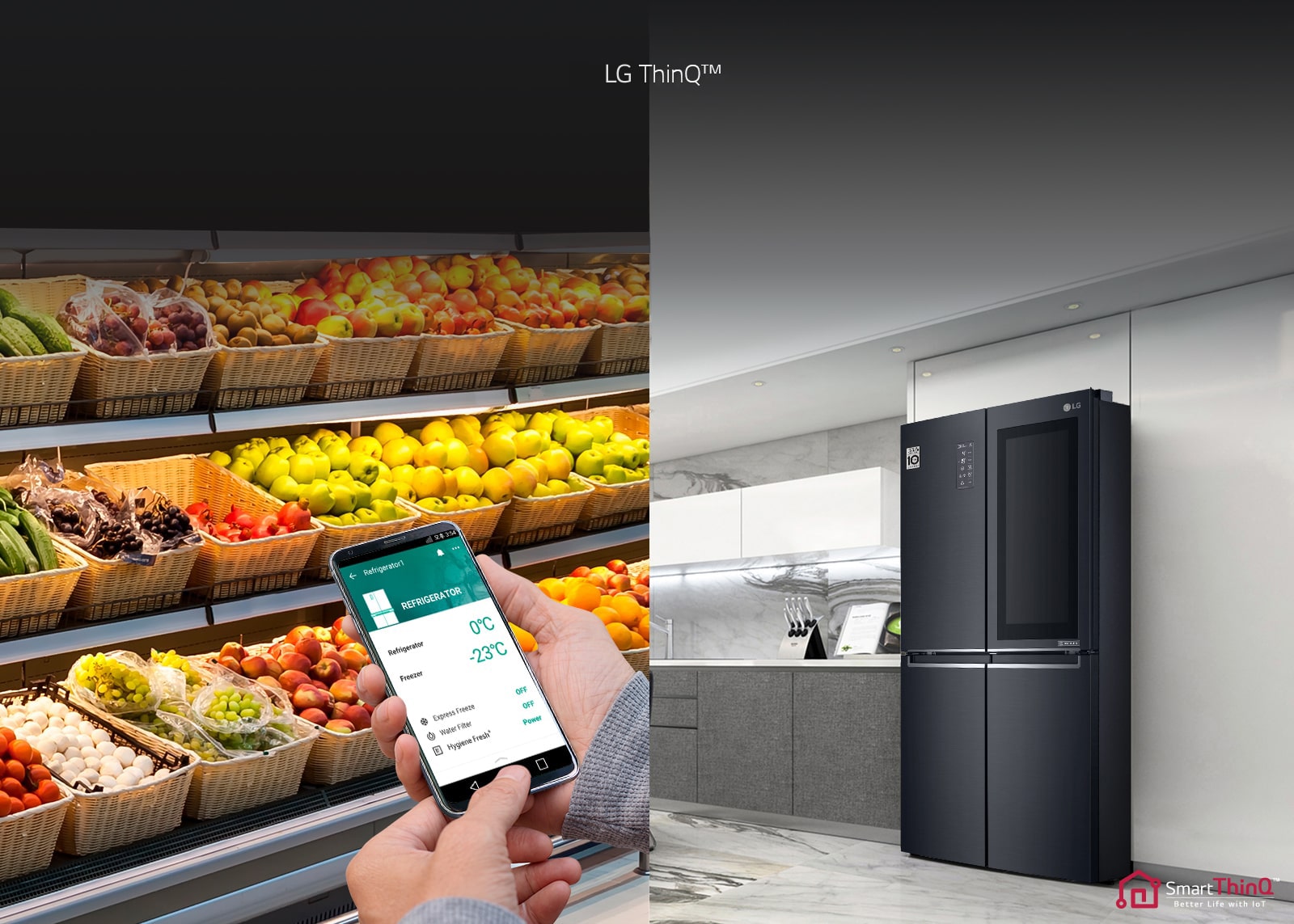 Kupit Holodilnik Lg Instaview Door In Door Gc Q22ftakl Po Vygodnoj Cene V Oficialnom Internet Magazine Lg S Dostavkoj