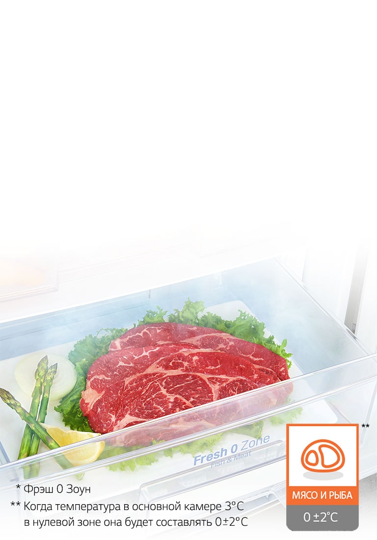 Зона нулевой температуры Fresh 0 Zone*2