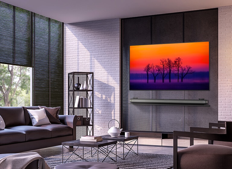 LG OLED W8 Глубокий черный. Великолепный контраст.