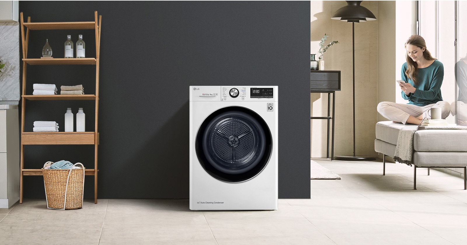 Сушильная машина для белья lg dc90v9v9w