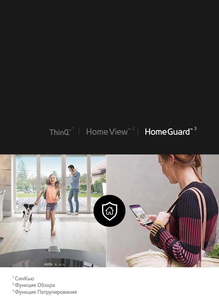 LG R9 HomeGuard Удаленный контроль и управление
