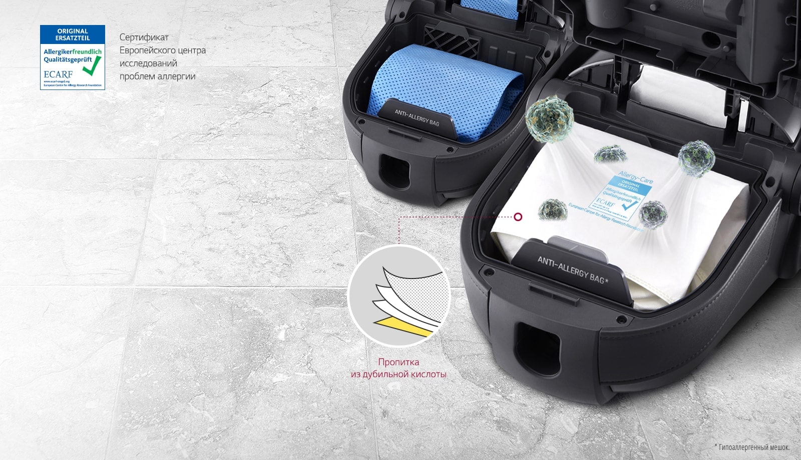 Гигиеничный мешок для сбора пыли1